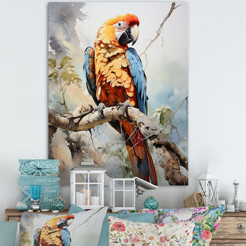Parrots Sunny Companions Delight - Parrot Bedroom Wall Art